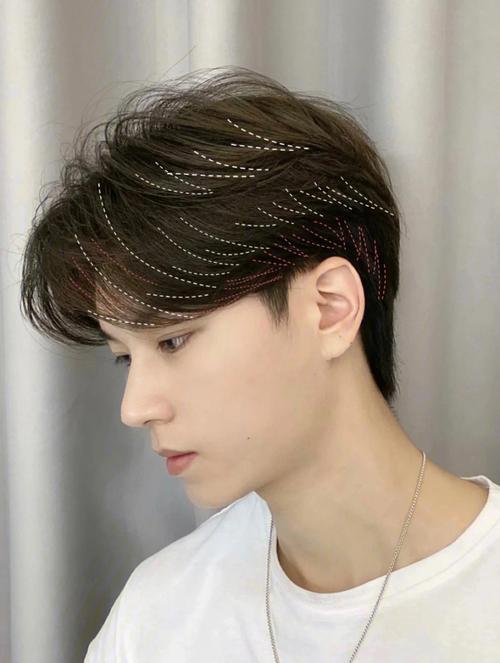 韩式男生发型的相关图片